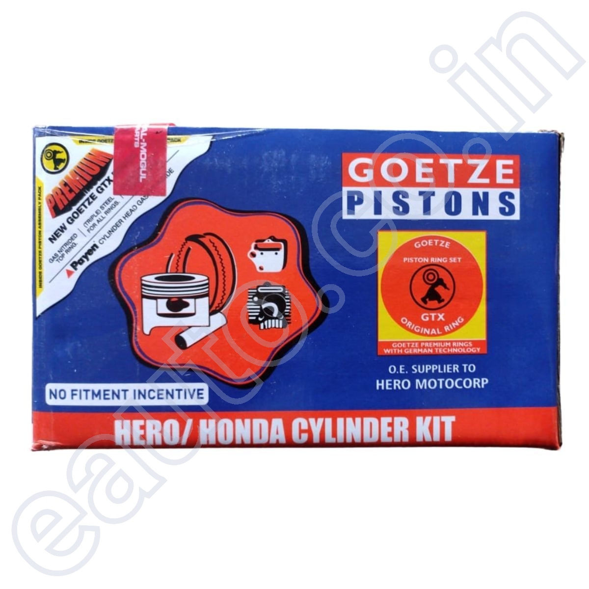 GOETZE Piston Cylinder Kit for Hero Achiever CBZ Xtreme Hunk Hon