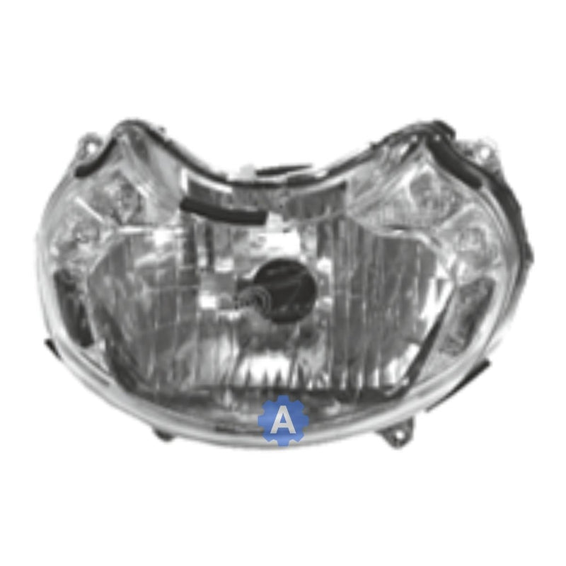 Lumax Head Light Assembly For Bajaj Discover 110 | 125 With Drl Without Bulb Set