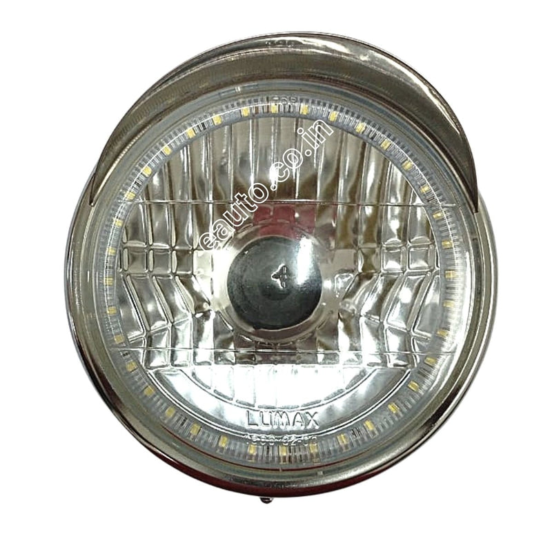 Lumax Head Light Set For Royal Enfield Classic 350 | Bullet With Parking & Drl