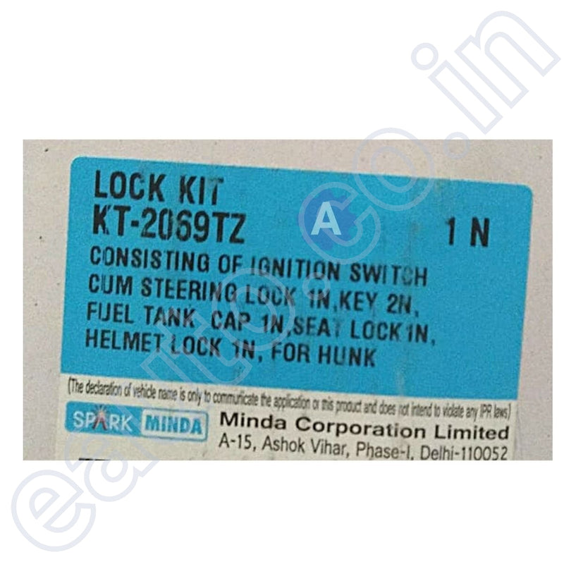 Minda Lock Set (For Hero Hunk) | Of 4 Ignition