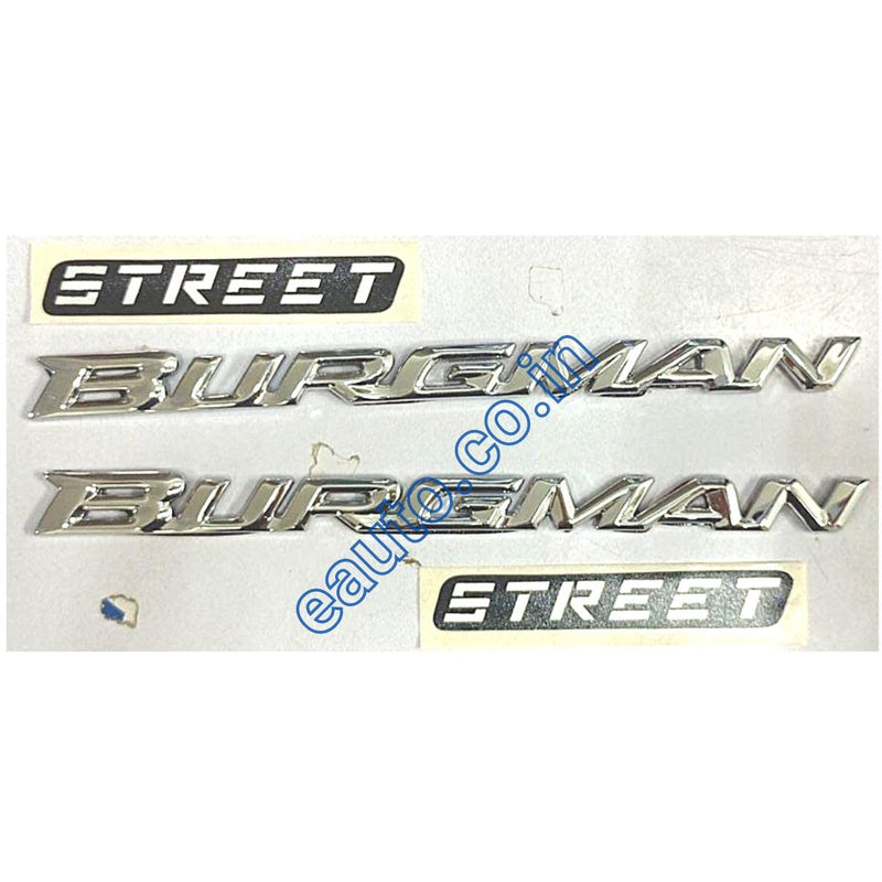 Monogram Set For Suzuki Burgman Street | 3D Decal Graphics
