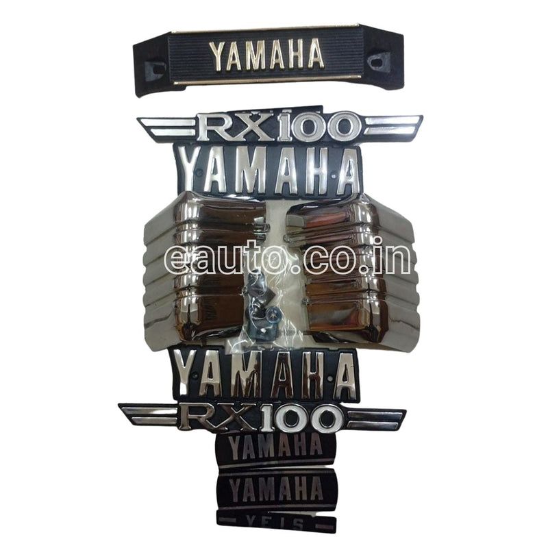 Monogram Set For Yamaha Rx 100 | 3D Decal Graphics