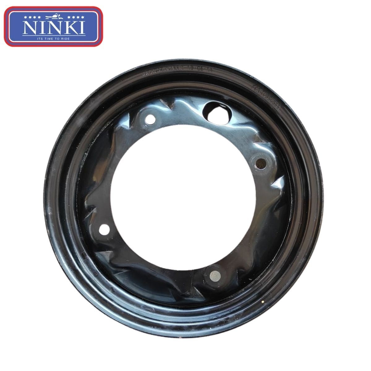 NINKI Wheel Rim Black (TVS Scooty Streak)