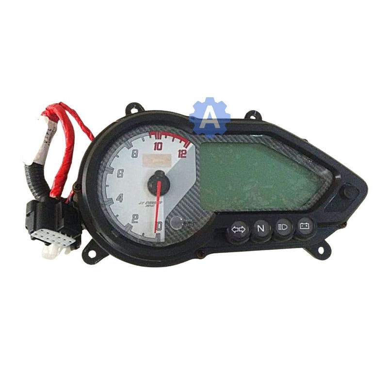 Pricol Digital Speedometer For Bajaj Pulsar 150 Bs4 | Without Abs White Dial
