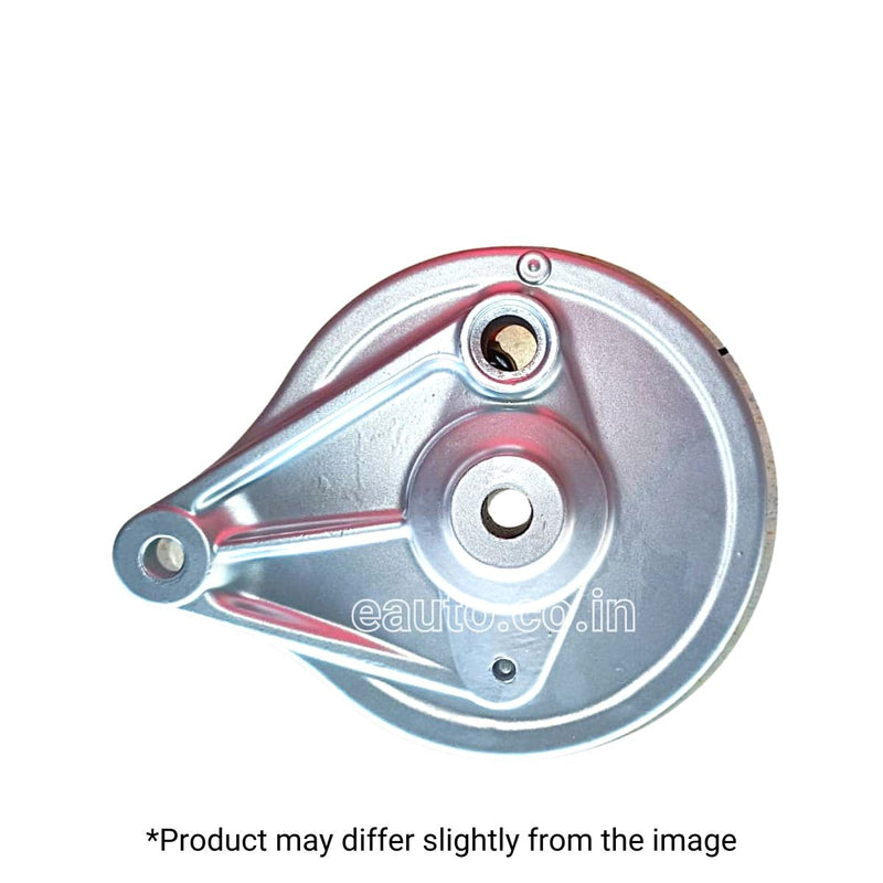 Rear Drum Plate for Bajaj Platina Alloy Wheel | Discover 100 A/W | XCD 125 | 135  | Small Plate Colour Silver