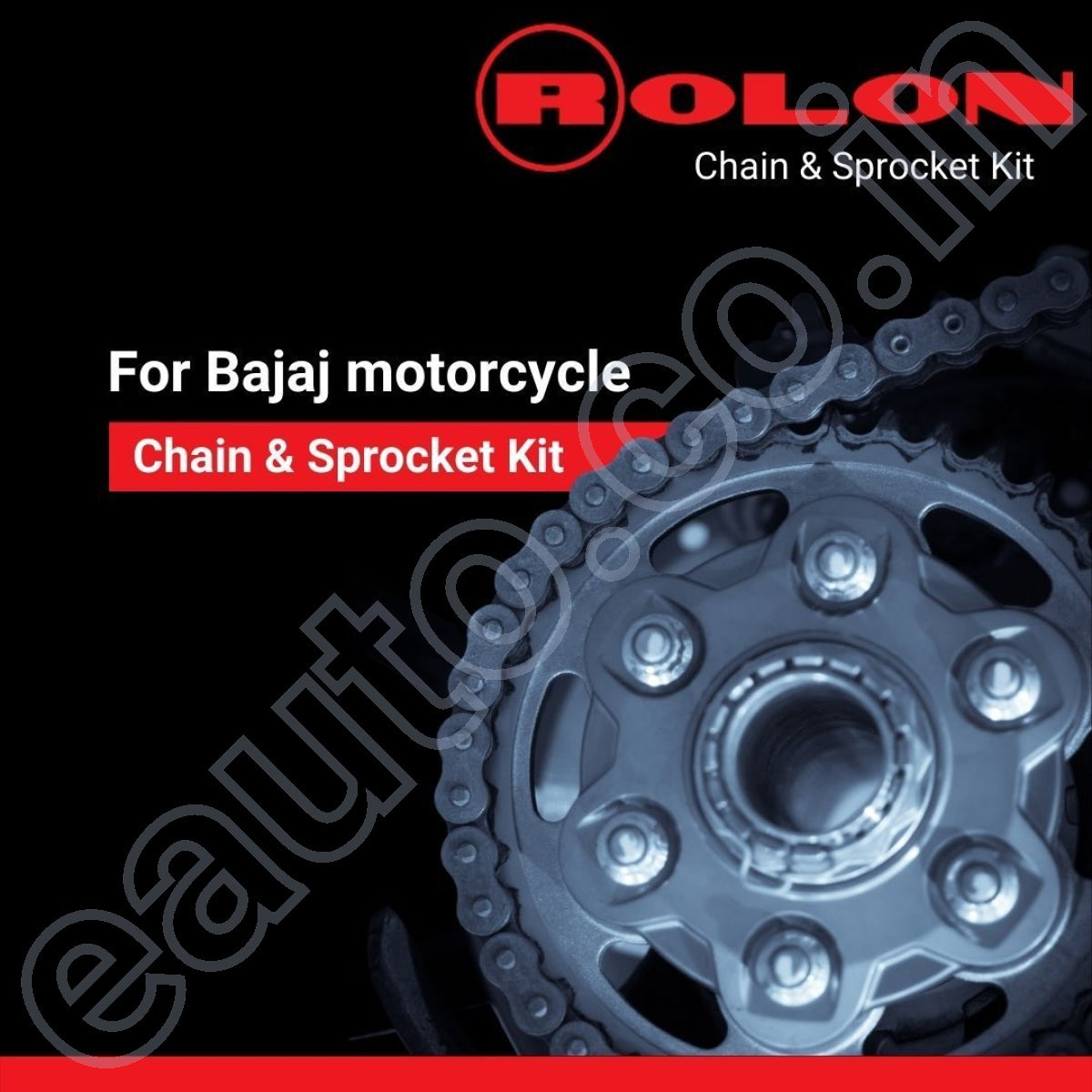 ROLON Chain Sprocket Kit for Bajaj Avenger 150 Street/ 200 (6Hole38T