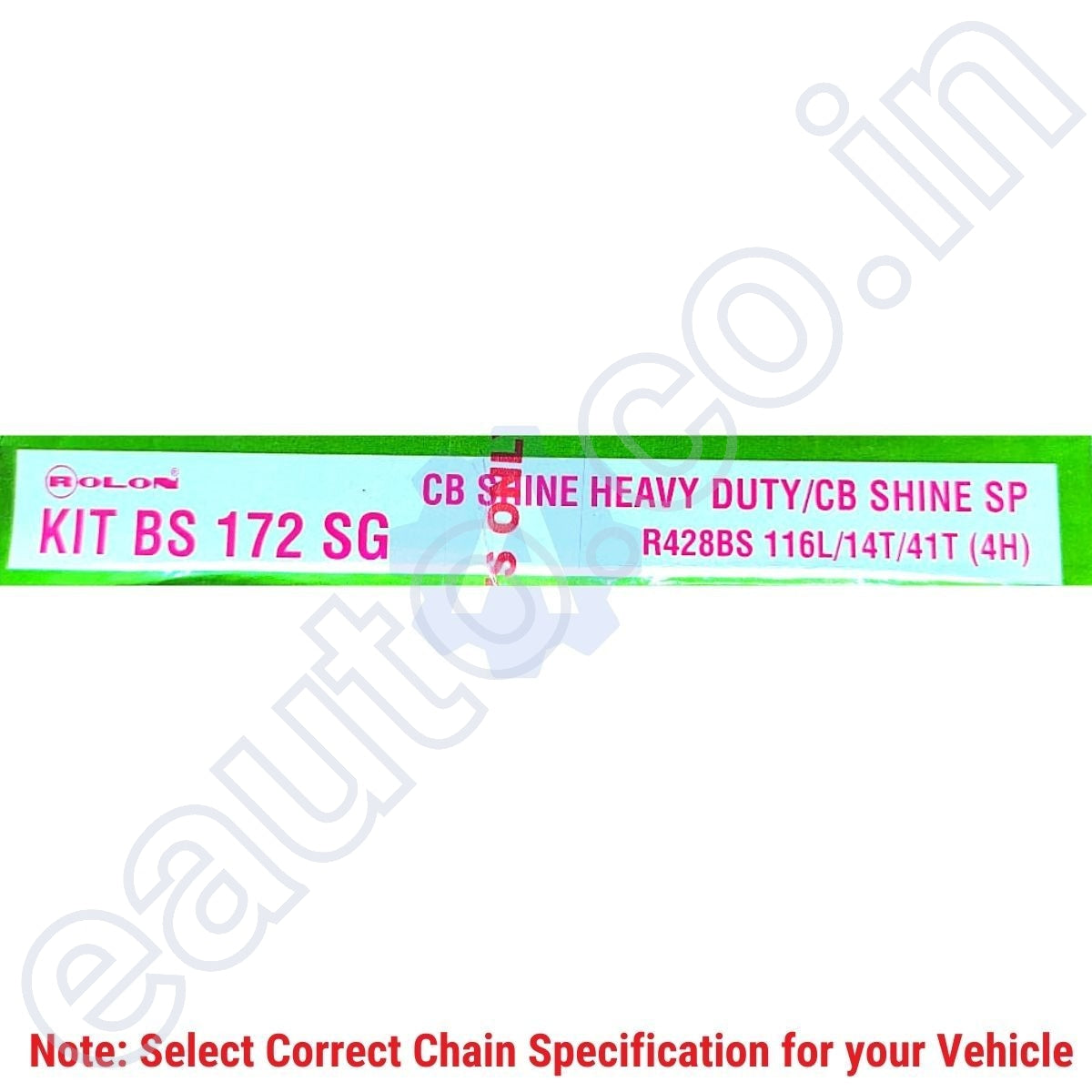 ROLON Chain Sprocket Kit (For Honda CB Shine Heavy Duty/ CB Shine SP/