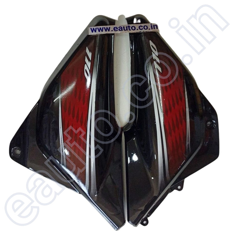 Side Panel For Honda Dream Neo | Type 2 Black & Red