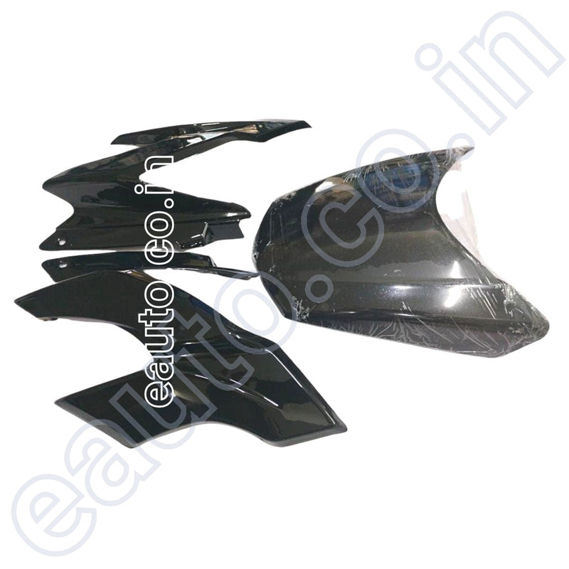 Visor For Yamaha Apache Rtr 160 New Model | 180 Black Front Fairing Or Doom